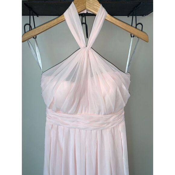 Bill Levkoff Rose petal Chiffon gown - Picture 4 of 11